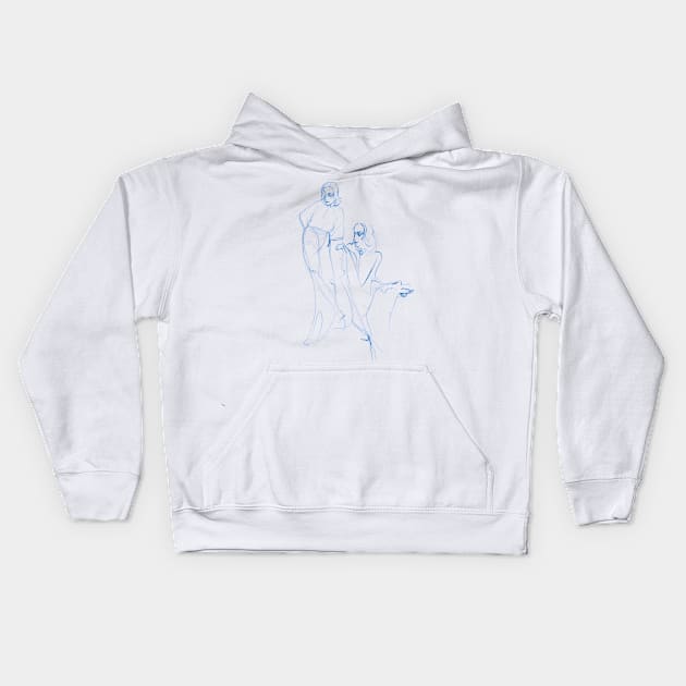 Sketch 10 Kids Hoodie by daannoppen